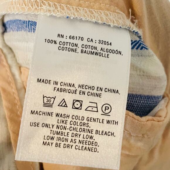 Anthropologie Coastal Stripe Wide Leg Pants with Belt - Picture 6 of 8